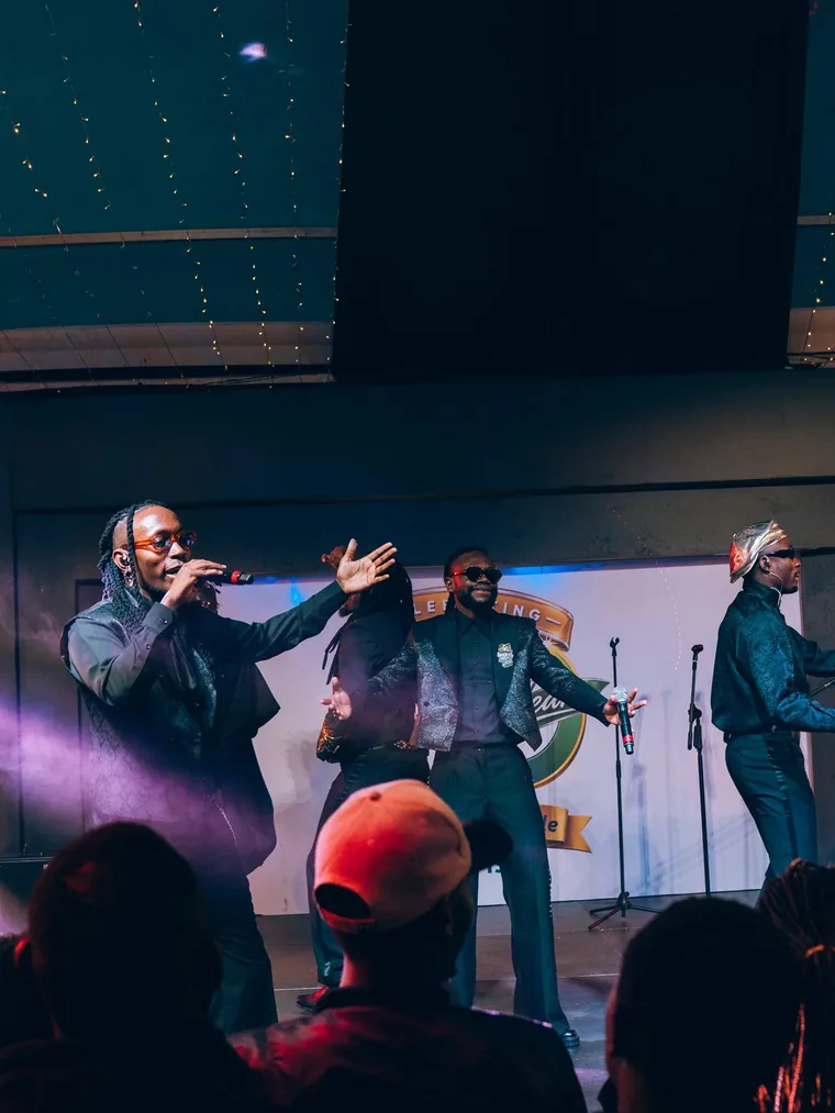 Kodong Klan performing across the stage.